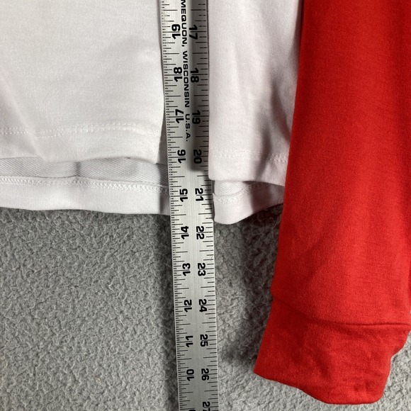 "Running Late Is My Cardio" Hoodie Women's Large Red/White Brand West Coast Love - Picture 4 of 10